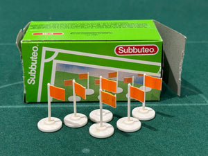 Subbuteo Orange Corner Flags