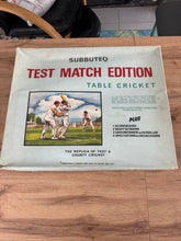 Load image into Gallery viewer, Subbuteo Cricket Test Match Edition Set
