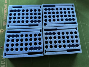 Subbuteo Carry Case Inlays x4