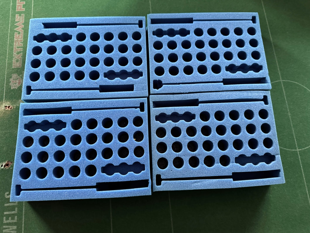 Subbuteo Carry Case Inlays x4