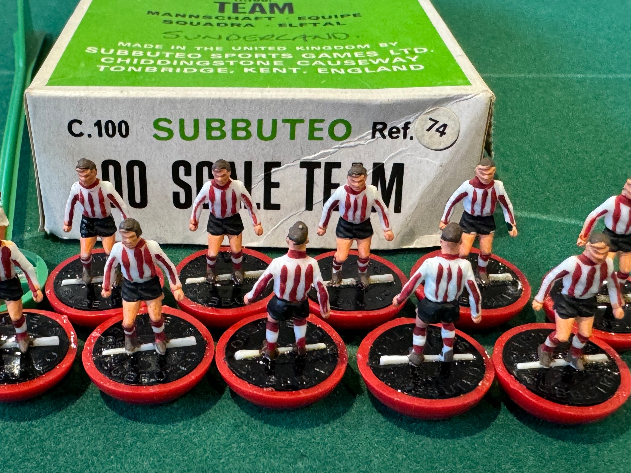 VINTAGE SUBBUTEO HW Poids Lourd Ref 45 Hibernian Équipe Complète Boite VINTAGE SUBBUTEO HW Poids Lourd Ref 45 Hibernian Équipe Complète Boite
