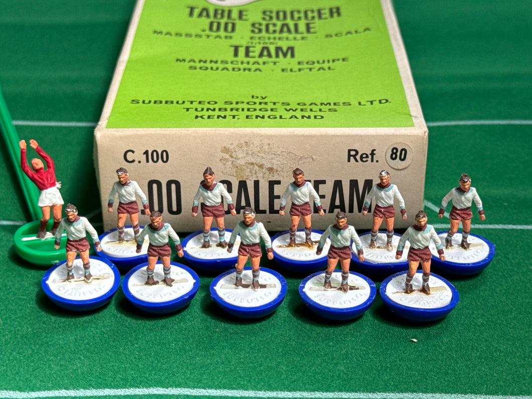 Subbuteo HW Team Burnley 2nd Ref 80