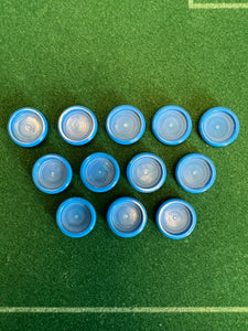 Colpani 2 Polyester Bases Set of 12 in Blue