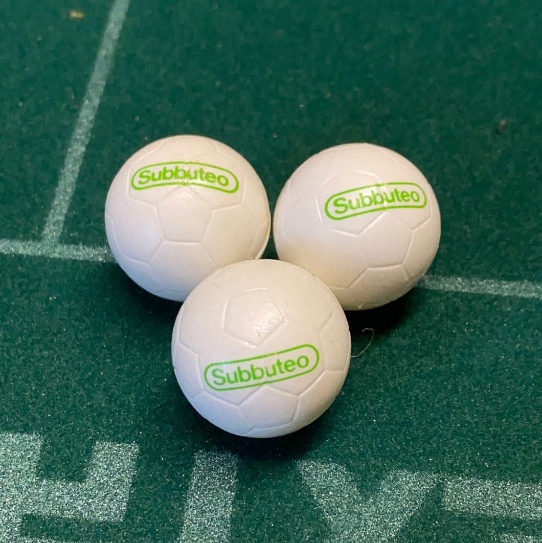 Subbuteo Printed Balls x3